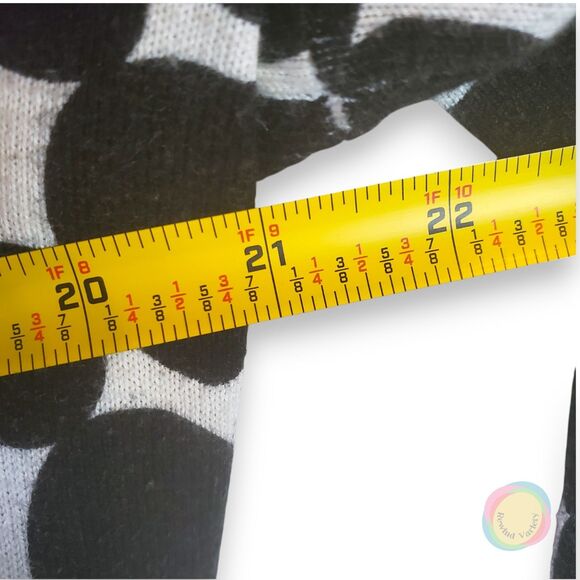 Van Heusen Cardigan Womens XL Polka Dot Disney Bounding Hidden Mickey Preppy - Picture 10 of 11